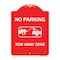Signmission No Parking Tow Away Zone Heavy-Gauge Aluminum Architectural Sign, 24" x 18", RW-1824-9821 A-DES-RW-1824-9821 - alternate 1